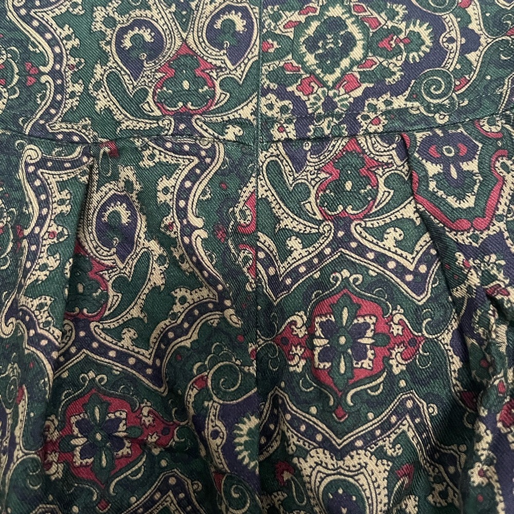 Vintage Charter Club Black and Pink Pleated Maxi Skirt - Picture 3 of 5
